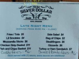 The Silver Dollar menu