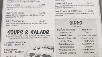 Limestone Grille menu