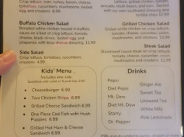 Augusta Pub menu