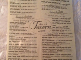 Main Street Tavern menu