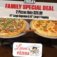 Leonis Pizzeria Bonita food