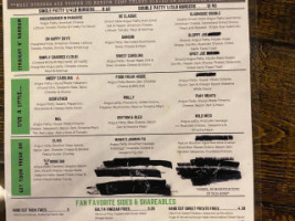 Food Freaks Unique Burger Co. menu