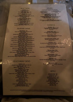 Sawa Lounge menu