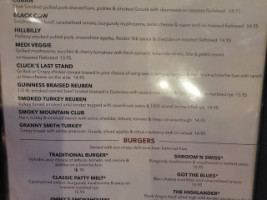 Three Jimmy's Good Time Eatery menu