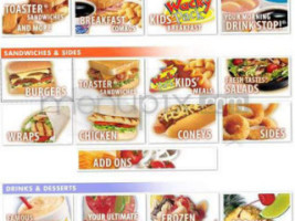 Sonic Drive-in menu