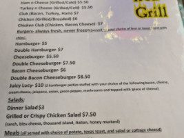 Ridge Iron Grill Llc menu