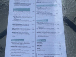 Vine Cafe menu