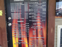 Allen’s Bbq Company menu