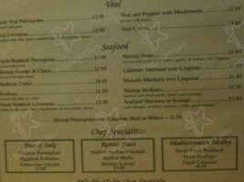 Roma Pizzeria And menu