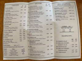 A M Cafe menu