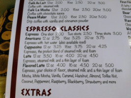 Qualla Java Cafe menu