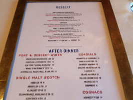 Moshulu menu