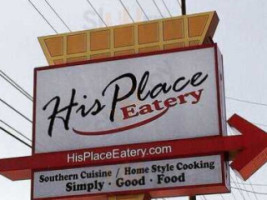 His Place Eatery menu