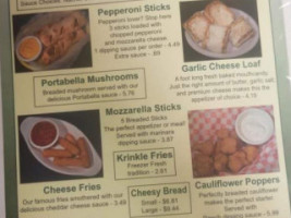 Jendy's Pizzeria menu