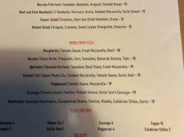 Burien Pizzeria menu