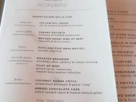 La Côte menu