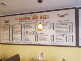 Brown Bag Deli menu