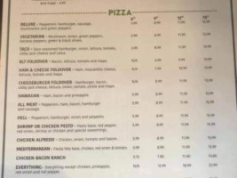 Depo Pizza menu