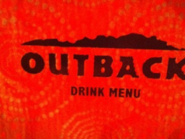 Outback Steakhouse menu