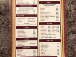 Ili's Cafe menu