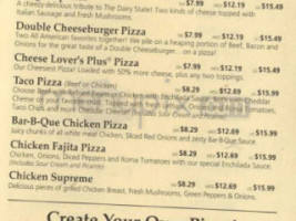 Pizza Hut menu