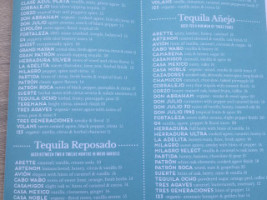 Anejo Mexican Bistro menu