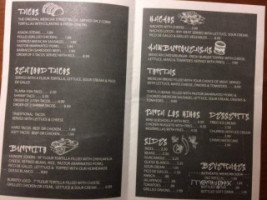 Mexican Grill menu