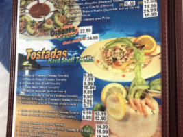 Mariscos Culiacan menu