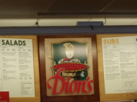 Dion's menu