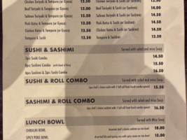 Dana Kai menu