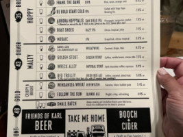 Karl Strauss Brewing Company menu