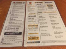 Thirstybear Brewing Company menu