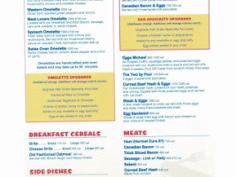 Original Pancake House menu