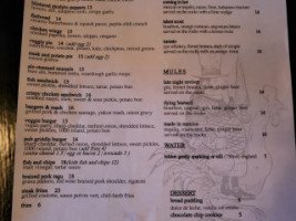 The Village Idiot menu