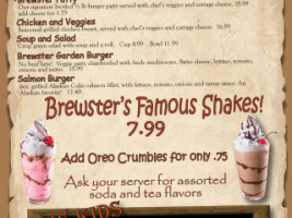 Brewsters menu