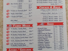 Bush's Chicken menu