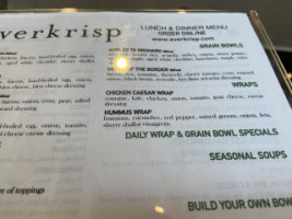 Everkrisp menu