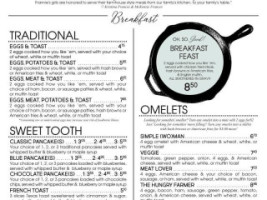 Frannie's Cafe menu