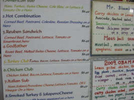 Sunny Annie Gourmet Deli menu