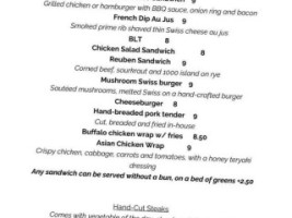 Lake Ridge Grill menu