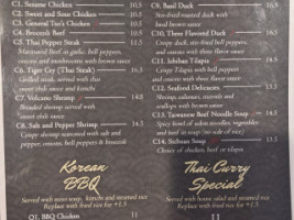 Ichiban Asian Fusion Bistro menu