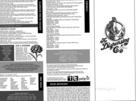 Lancaster Dispensing Company menu