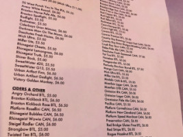 Mac's Pizza Pub menu