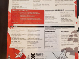 Kokai Sushi And Lounge menu