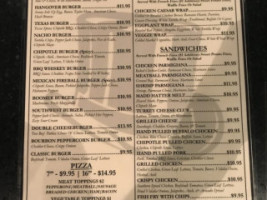 Madd Hatter Bar Restaurant menu