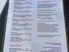 Farmhouse Kitchen Thai Cuisine Pdx menu