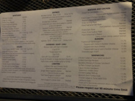 Boston Sail Loft menu