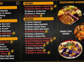 Asia Lee menu