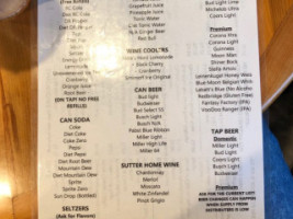 Drift Inn menu