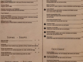 Tu Casa menu